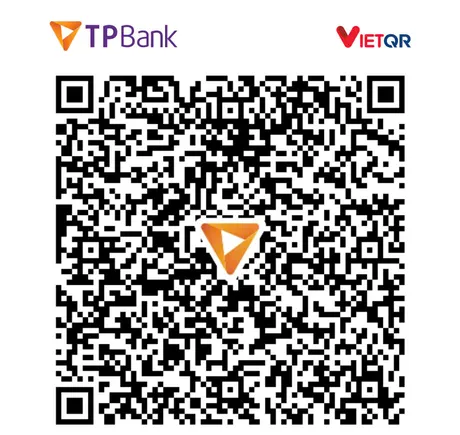 Mã VietQR TPBank, số tài khoản 0188 7733 401, PHAM XUAN TUAN